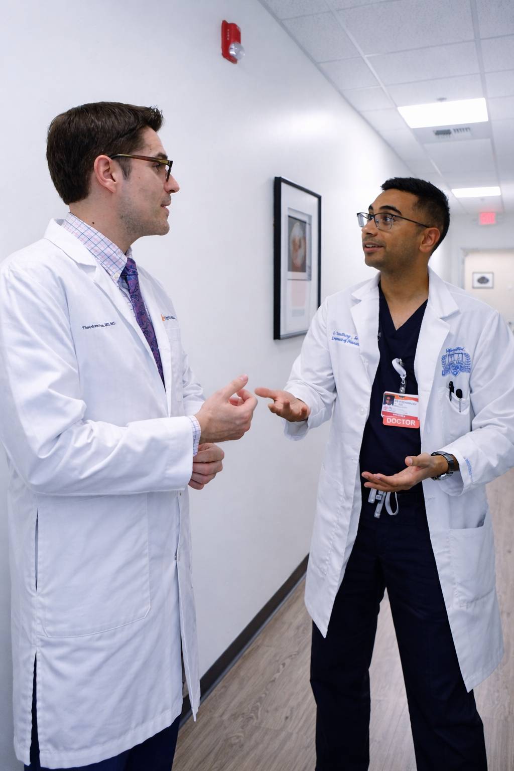 UNI physicians in the outpatient clinic